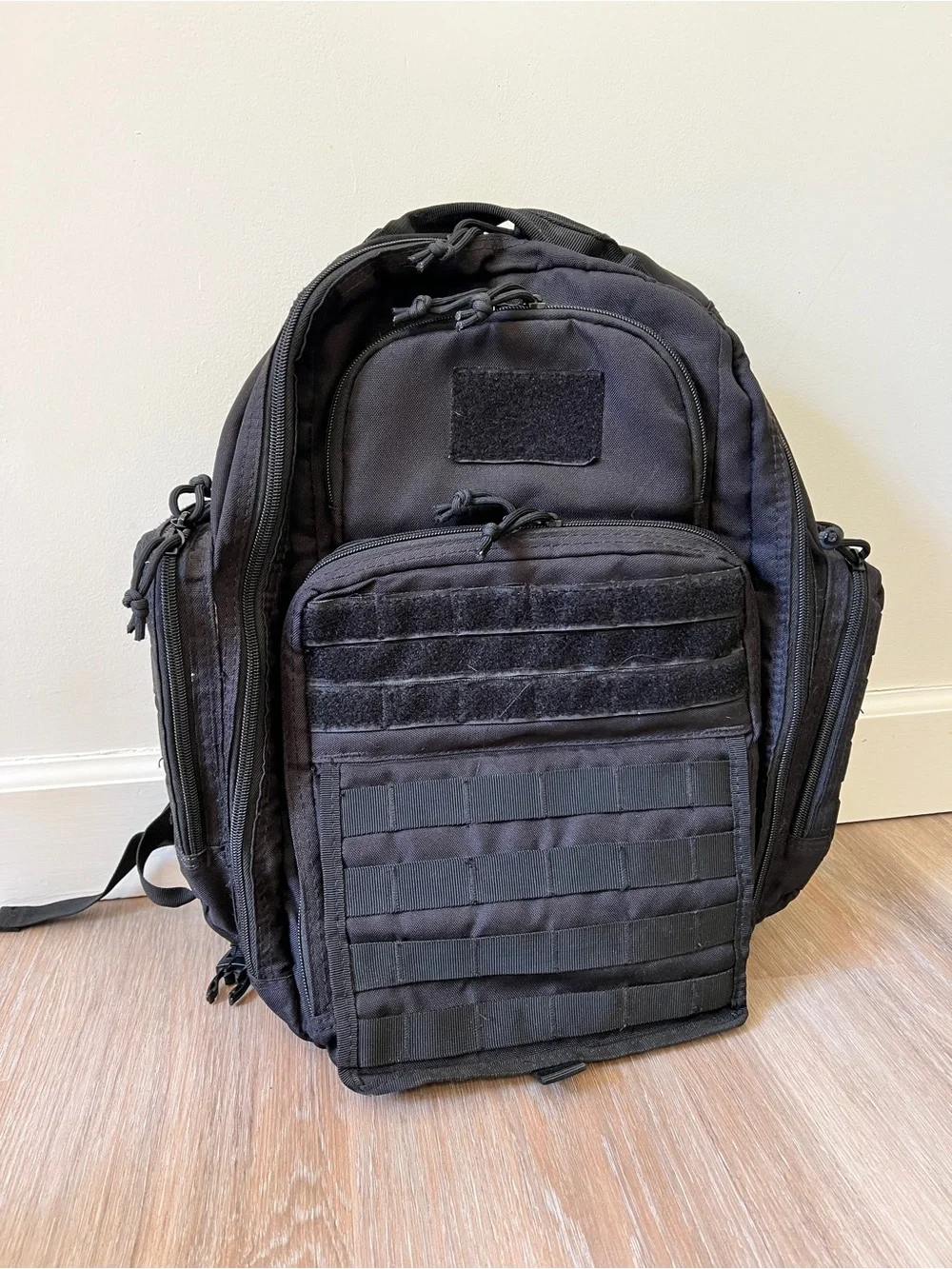 DBTAC Tactical Diaper Bag Backpack Black MOLLE Large Baby Bag GUC
